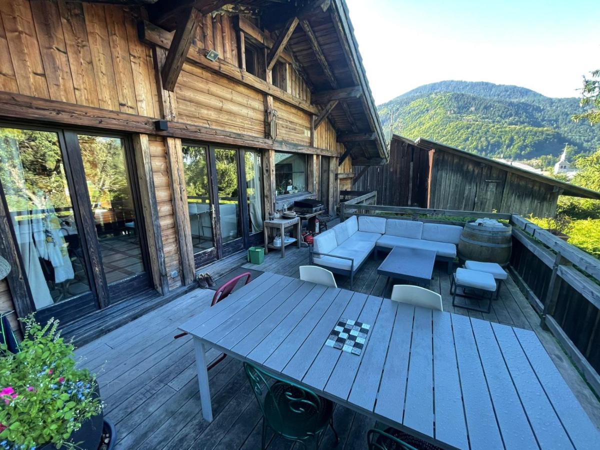 Magnifique Chalet Dans La Vallee De Chamonix Серво Екстериор снимка